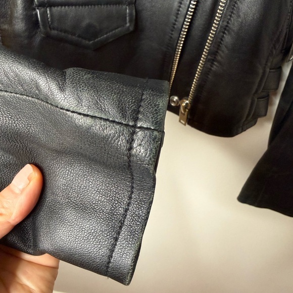 IRO PARIS ASHVILLE LEATHER BIKER JACKET $1205
FR 34/ XS - Picture 11 of 14